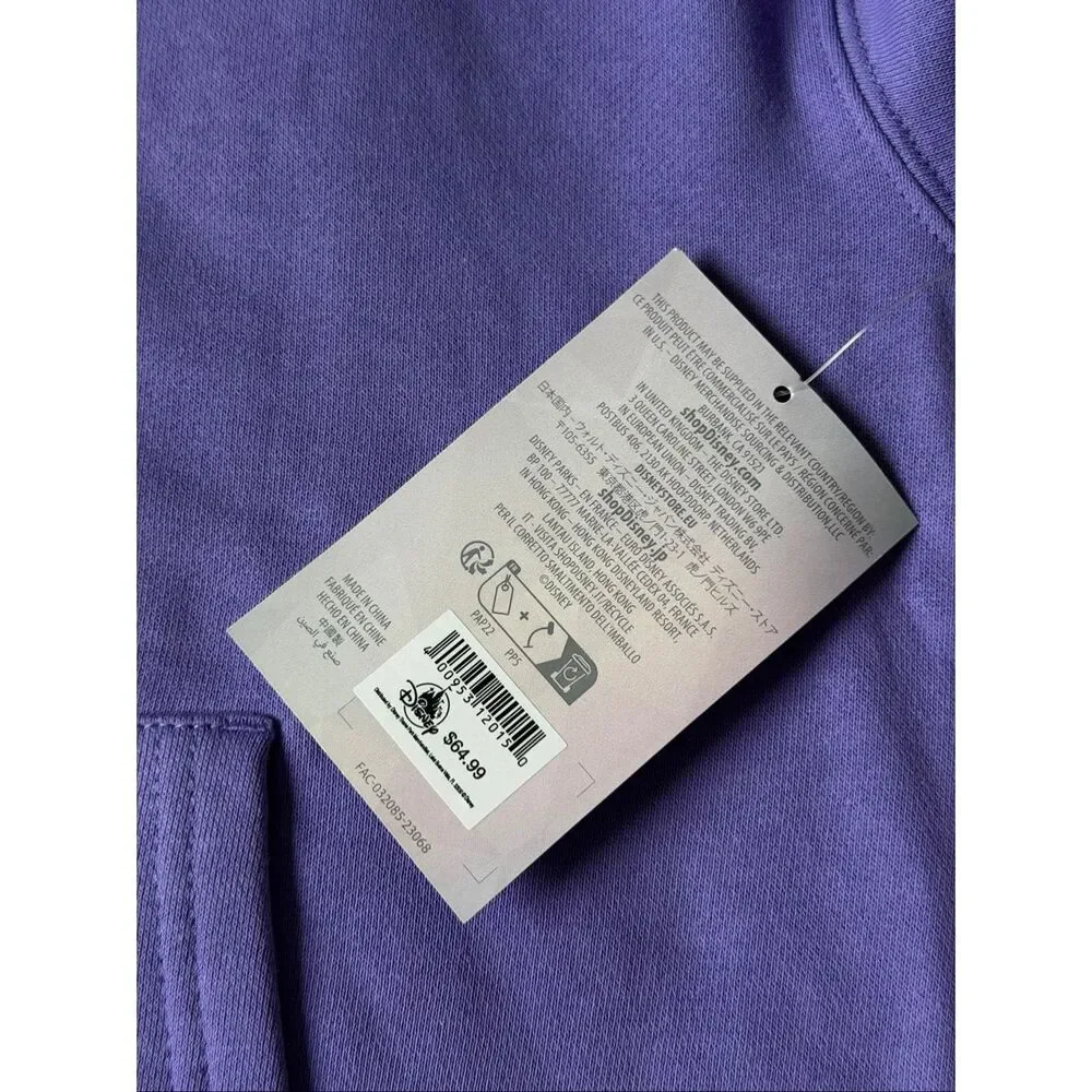 Disneyland Mickey Mouse & Friends Hoodie NEW Disney100 Purple Small - Picture 15 of 15